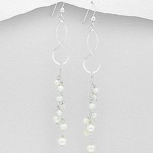 055 🆕 925 Silver Freshwater Pearl Earrings